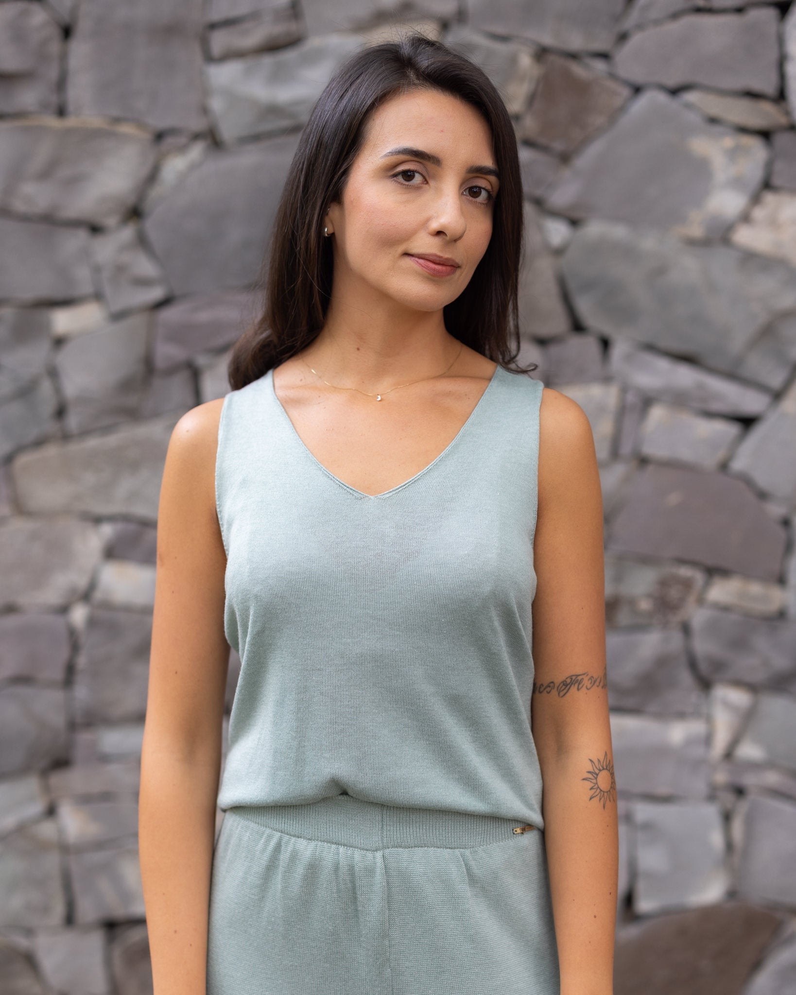 Regata em tricot - Rê