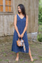 Vestido em Tricot - Heloisa com decote V e modelagem evasê