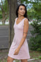 Vestido em Tricot - Clara com decote V e modelagem evasê