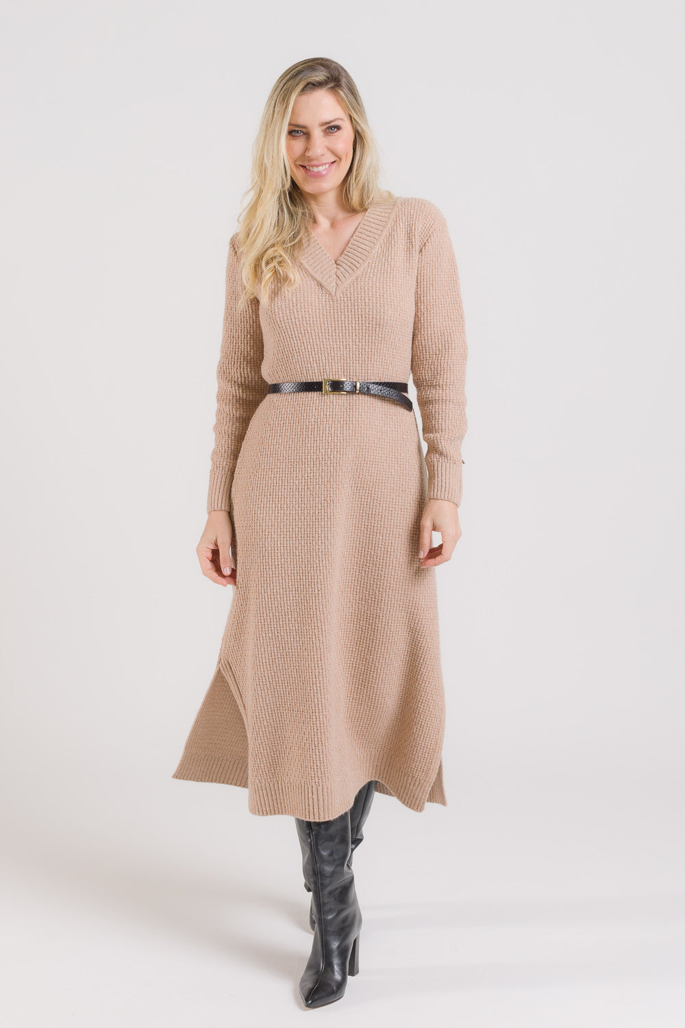 Vestido Midi em Tricot - Aurora