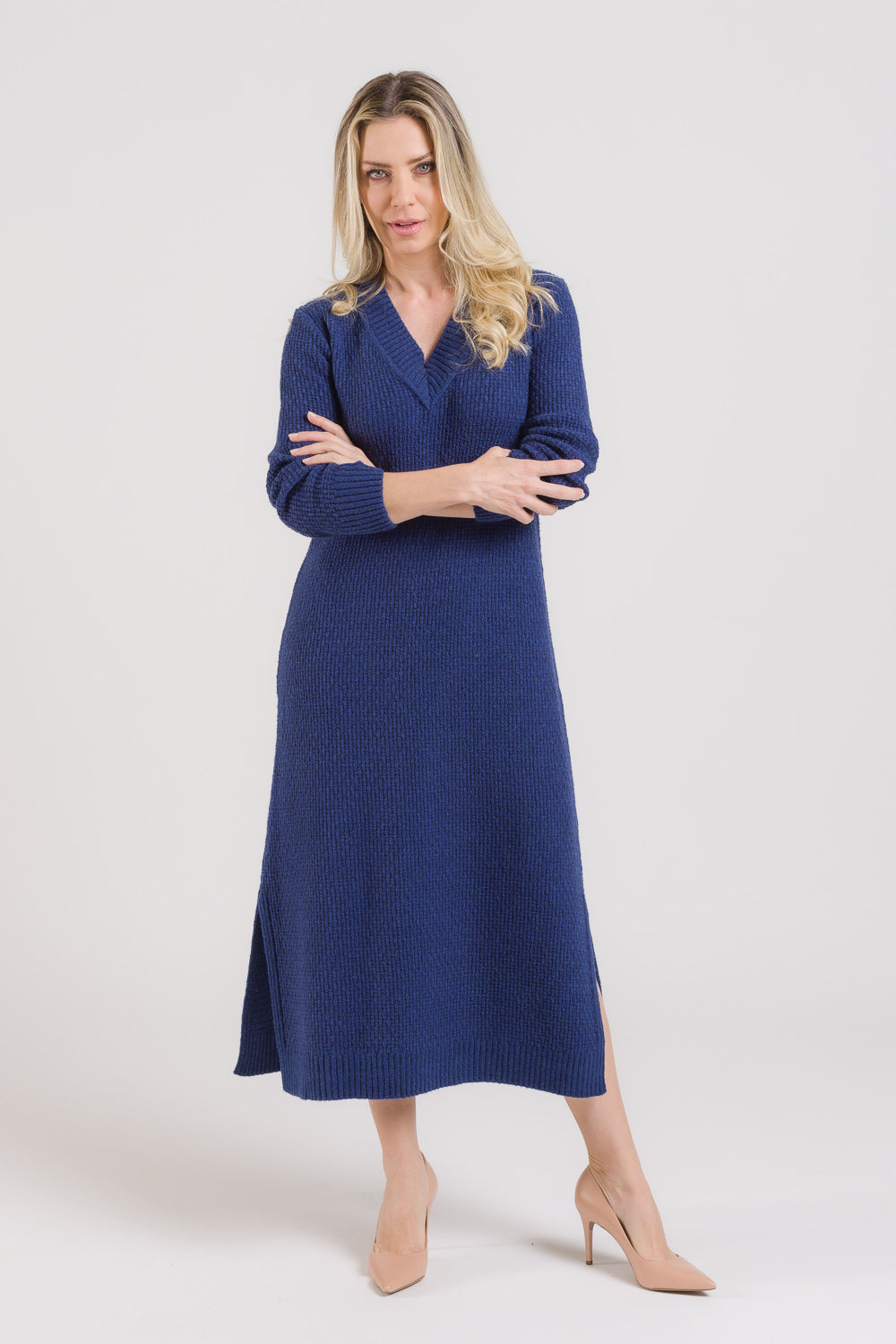 Vestido Midi em Tricot - Aurora