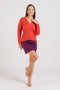 Blusa em Tricot Decote V com Tranças - Eliane