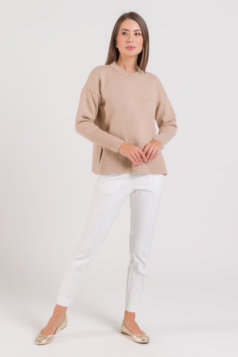 Blusa em Tricot com Gola Avulsa - Leandra