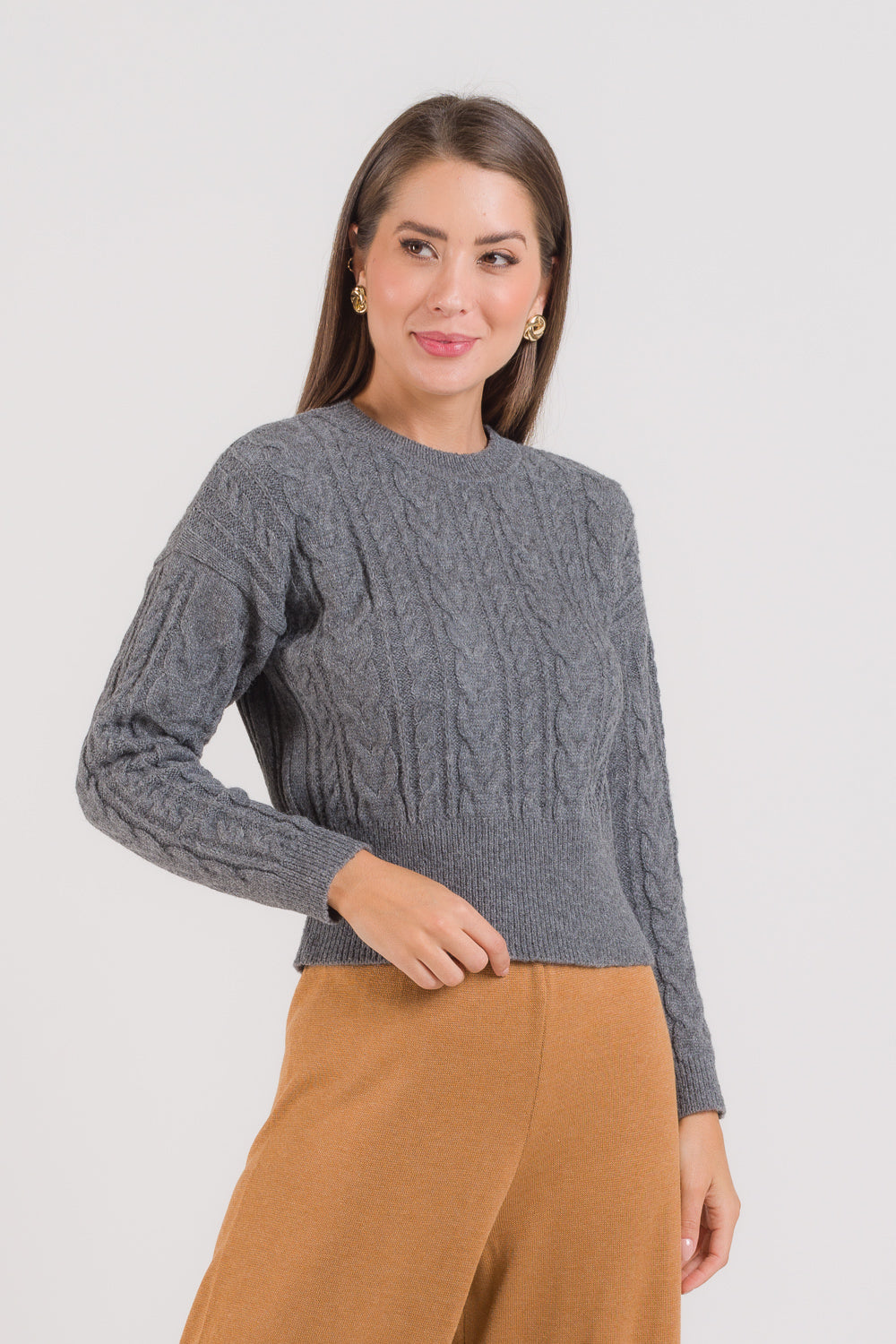 Blusa em Tricot com Tranças - Maíra