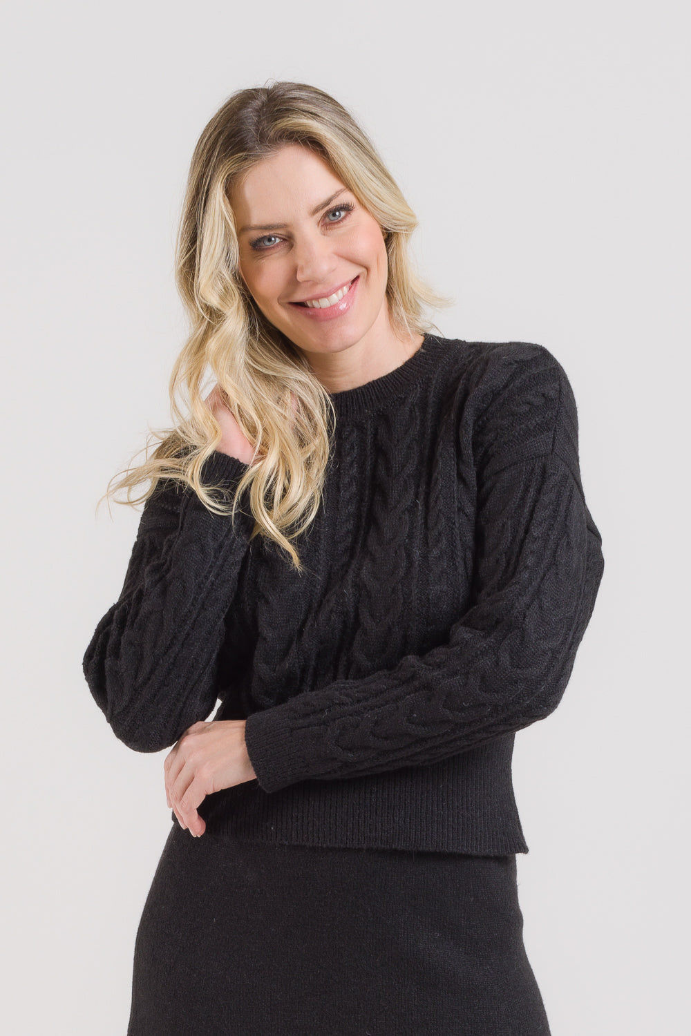 Blusa em Tricot com Tranças - Maíra