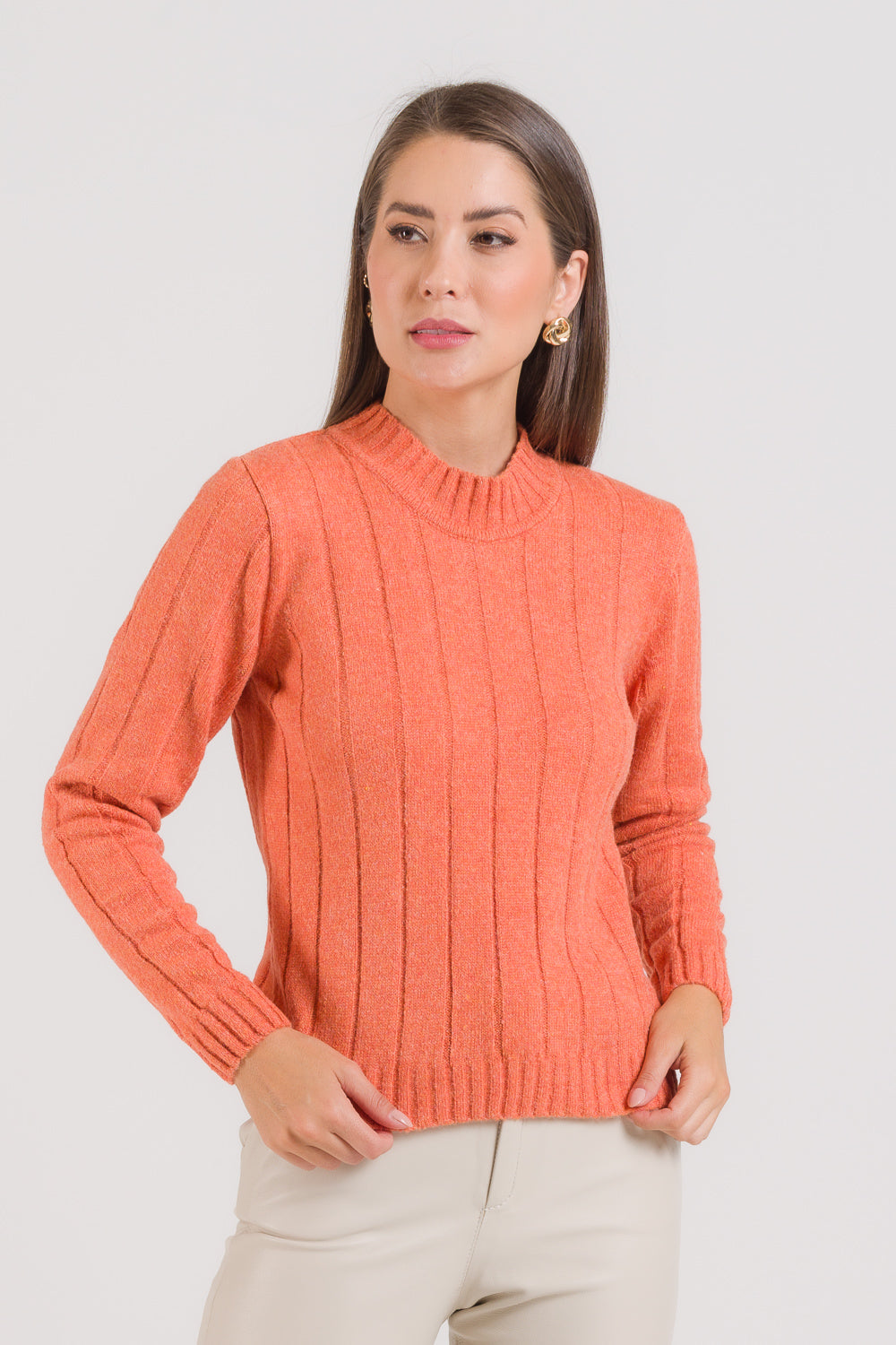 Blusa em Tricot Canelada - Martina