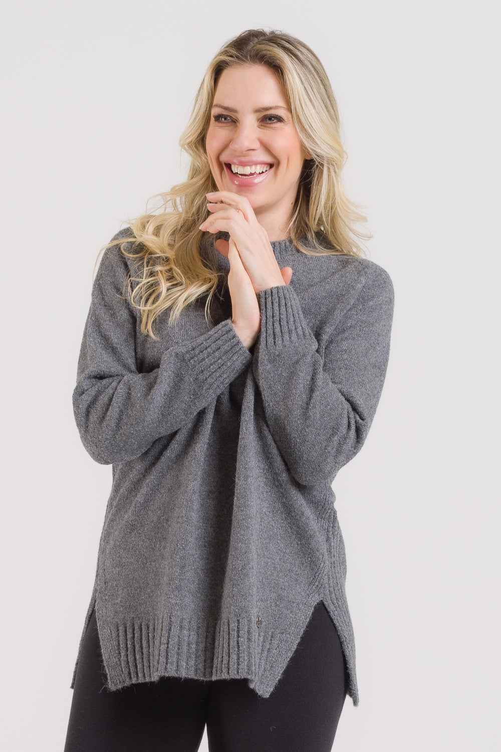 Maxi Pull em Tricot com Gola Removível - Mel