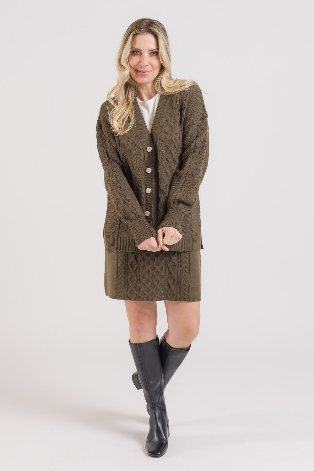 Casaco em Tricot com Tranças - Antônia