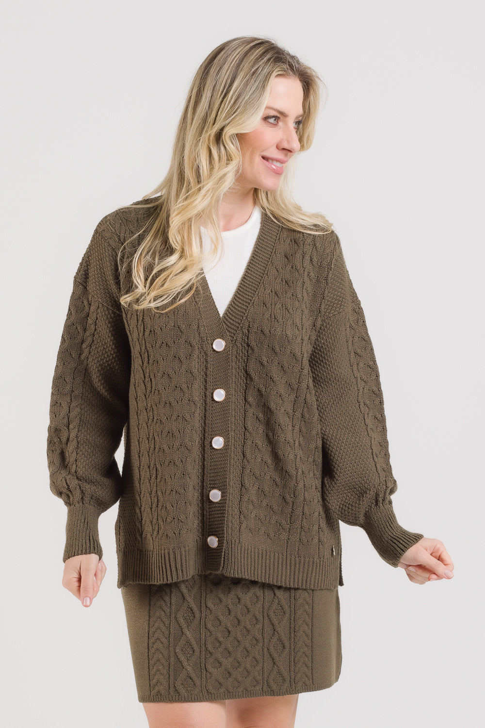 Casaco em Tricot com Tranças - Antônia