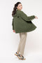 Casaco em Tricot Franjas - Aline com modelagem ampla