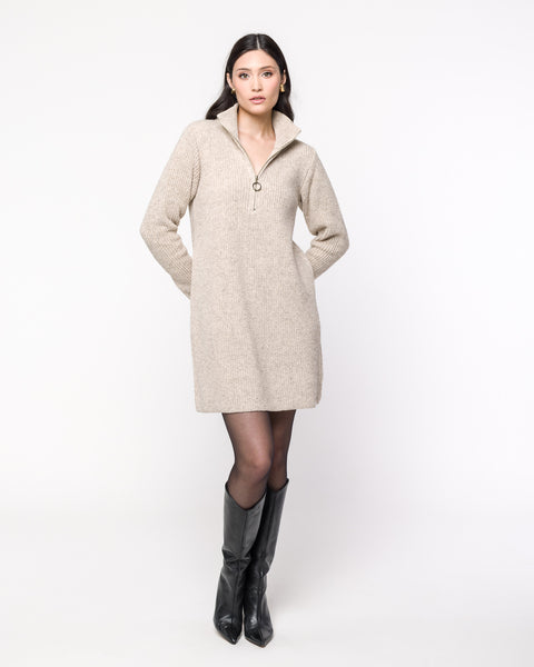 Vestido em Tricot com Zíper - Rebeca