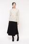 Blusa em Tricot Losango - Lorena com decote redondo