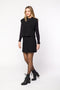 Minissaia tricot - Lidiane com modelagem evasê, peça do conjunto Lidiane