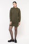 Maxi Pull em Tricot - Patricia com decote redondo e mangas retas
