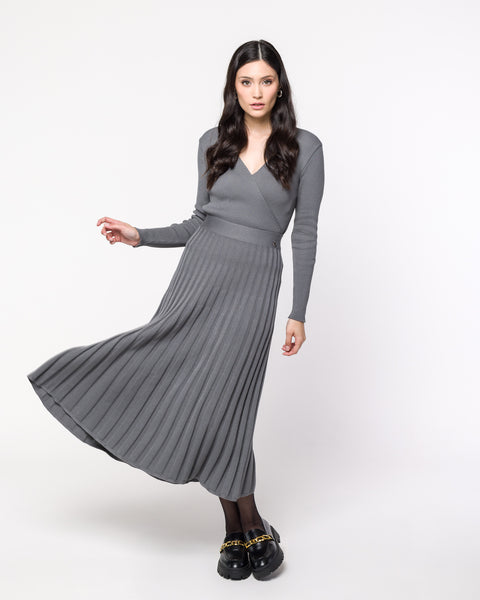 Blusa Tricot Transpassada - Cecília