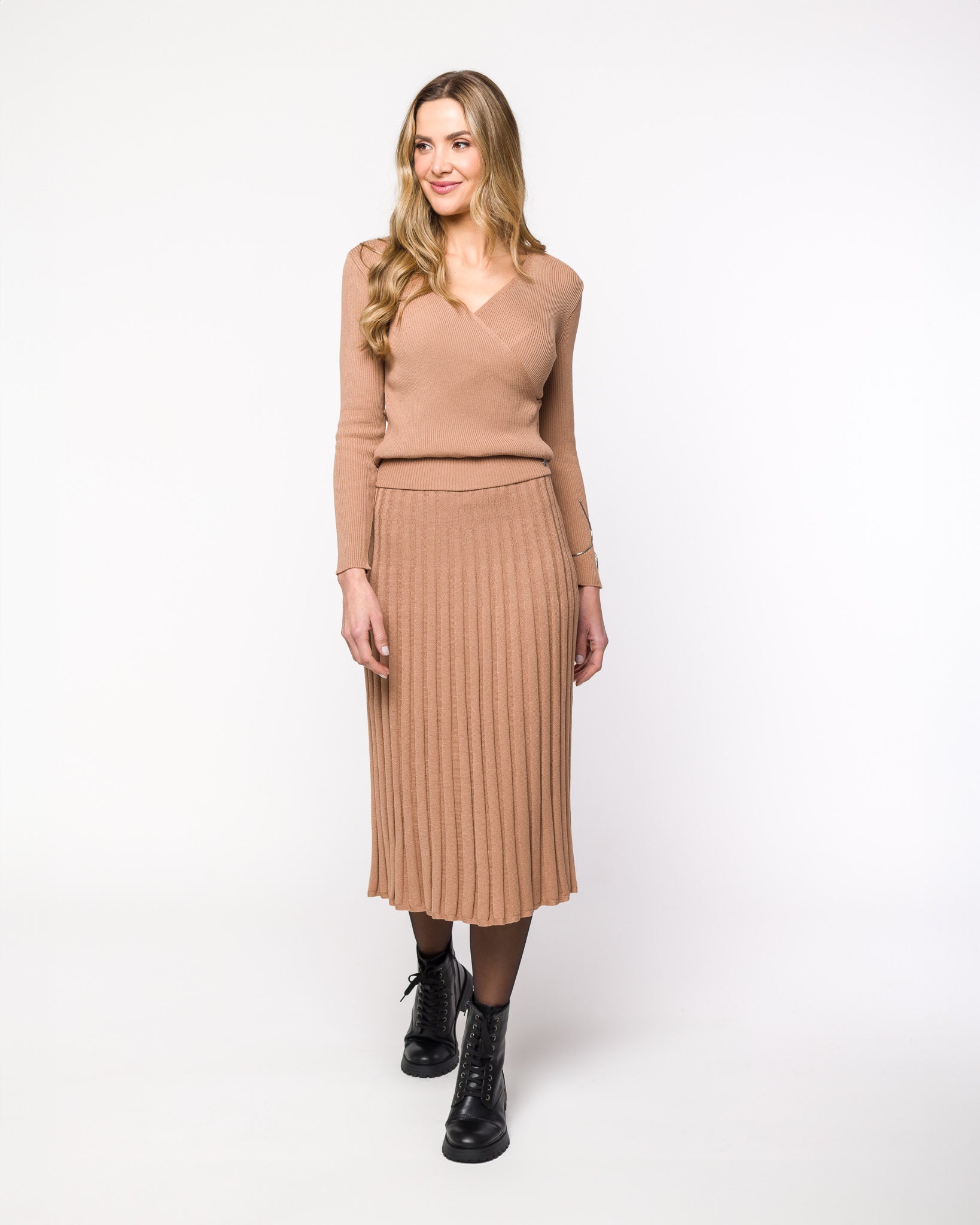 Blusa Tricot Transpassada - Cecília