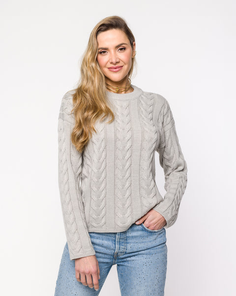 Blusa em Tricot com Tranças - Cristina