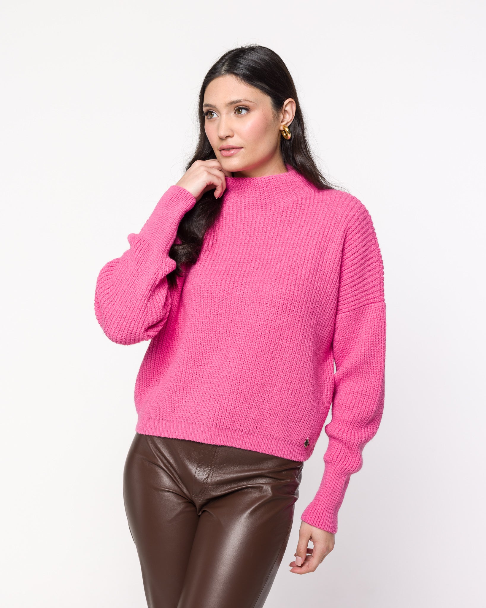 Blusa Tricot Gola Chaminé - Yasmin