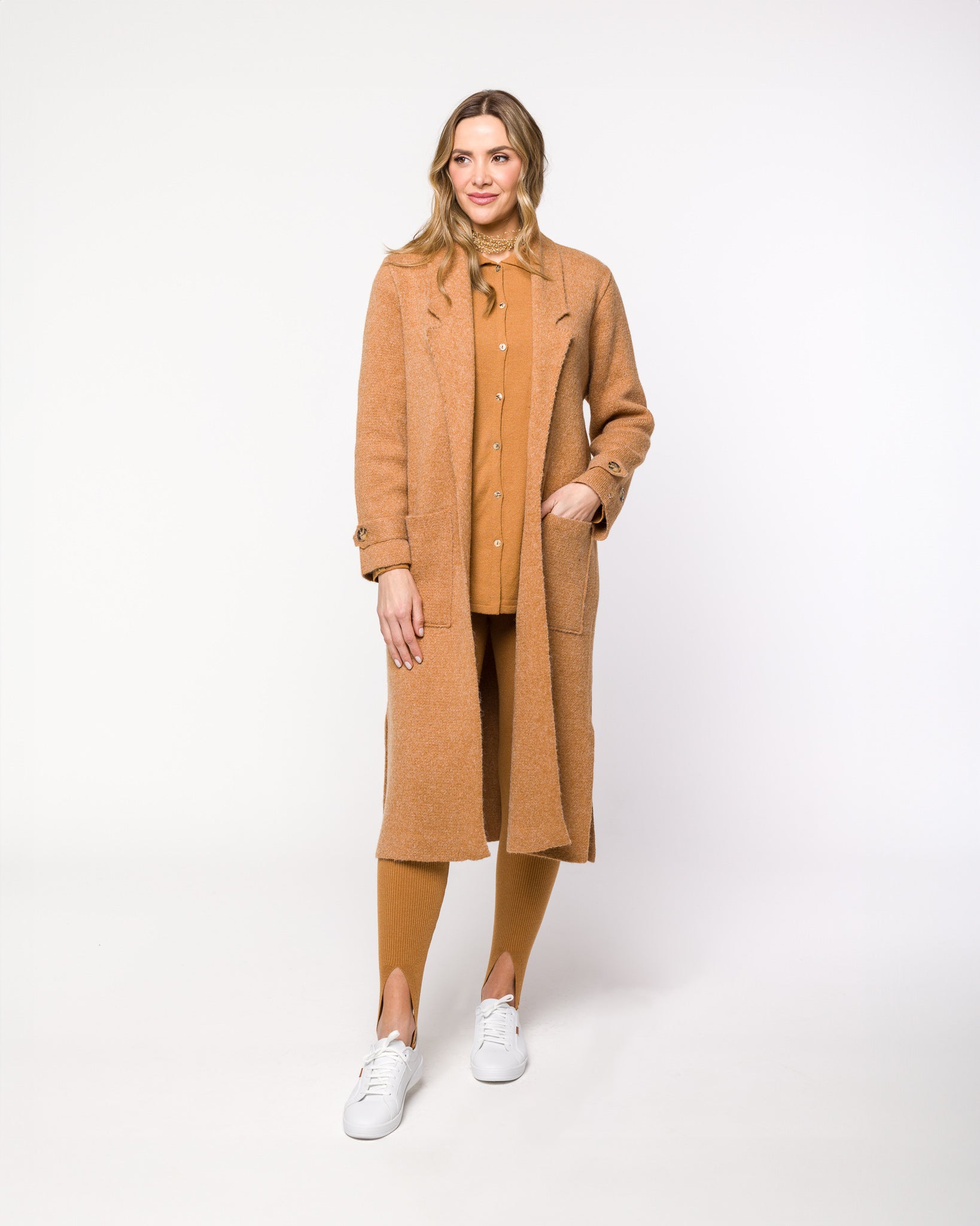 Casaco em Tricot Alfaiataria - Leona