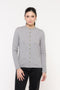 Cardigan em Tricot - Isadora com decote redondo e modelagem reta