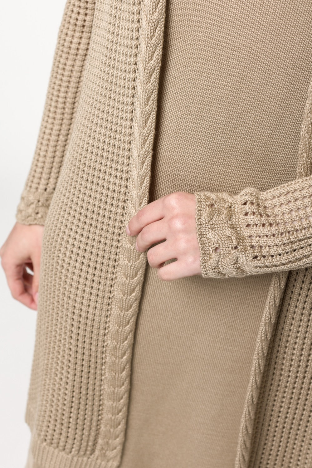 Casaco Amanda - Alongado e vazado