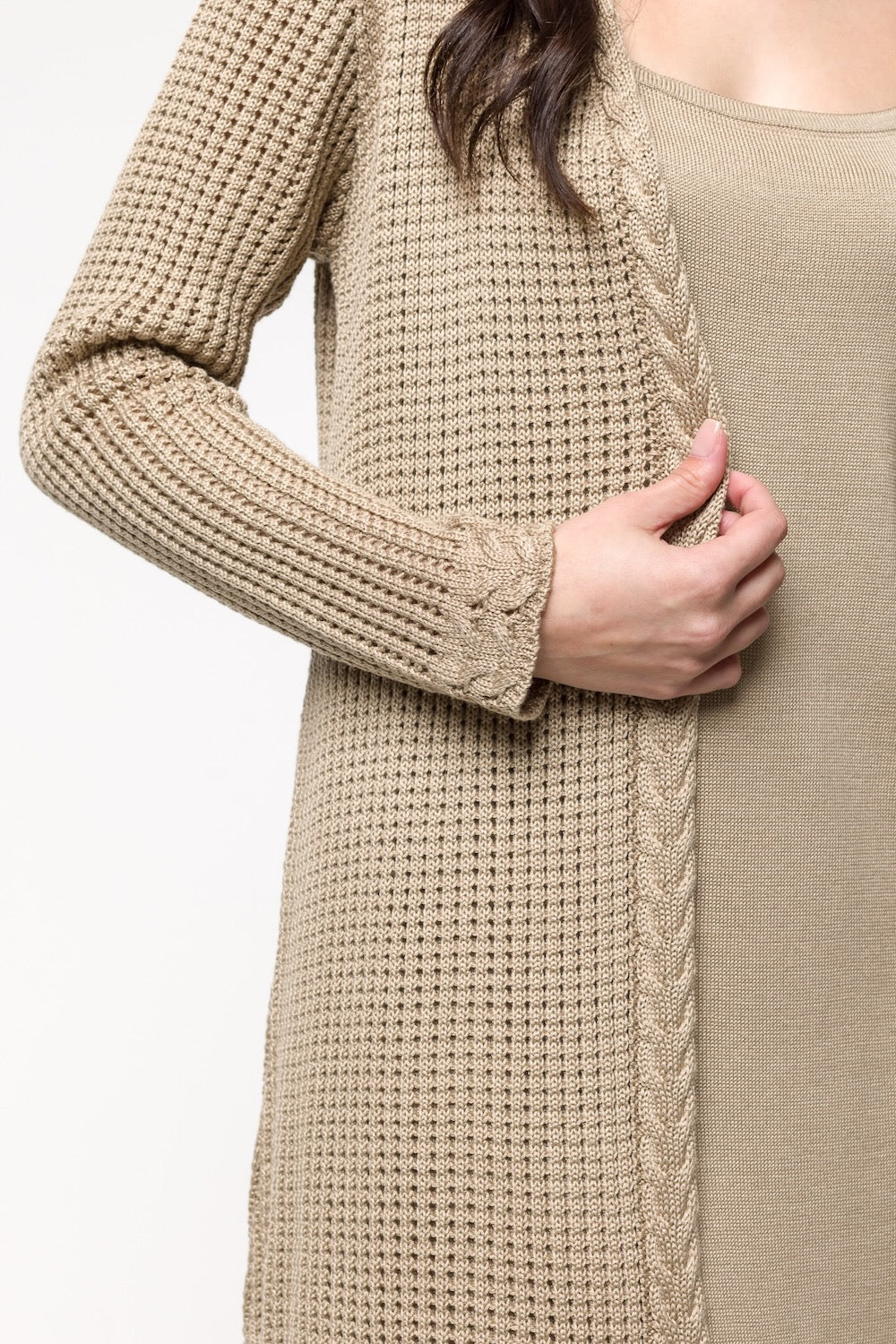 Casaco Amanda - Alongado e vazado