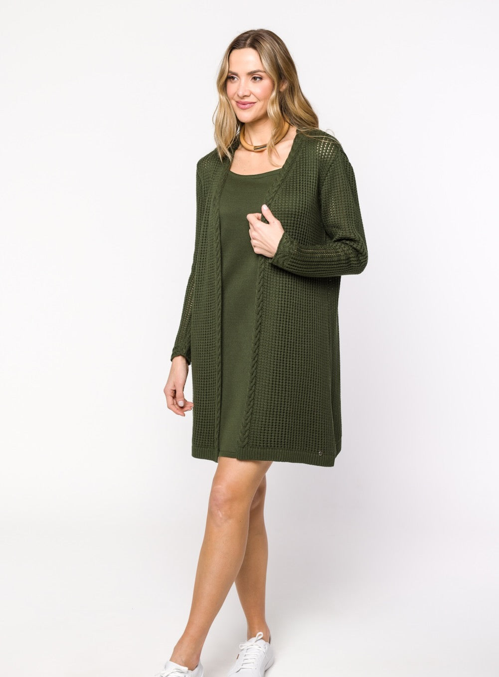 Casaco Amanda - Alongado e vazado