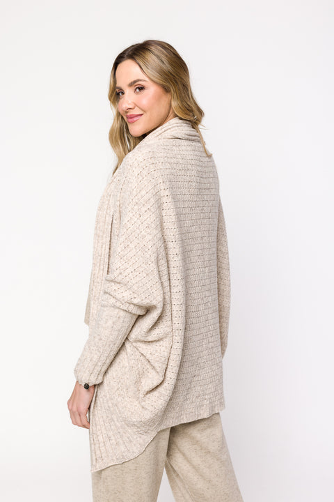 Casaco em Tricot Amplo - Antonia