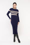 Vestido em Tricot Listras - Mariah