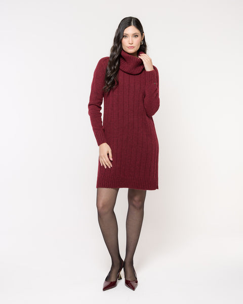 Vestido em Tricot - Serena com manga posta