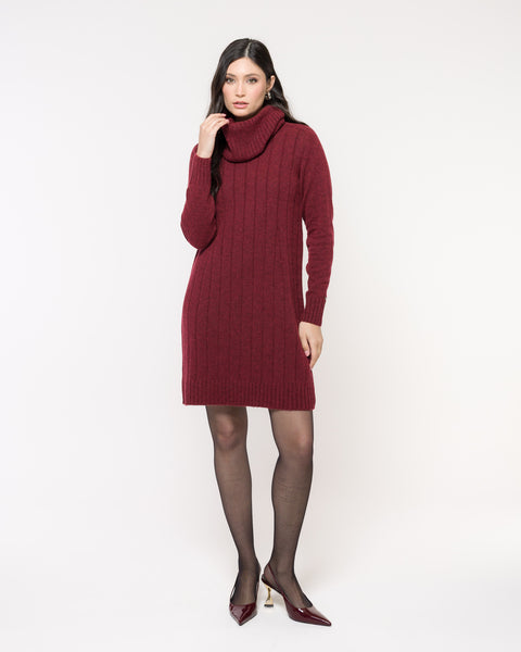 Vestido em Tricot - Serena com manga posta