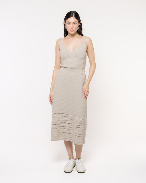 Conjunto em Tricot - Aurora (Regata + Saia)