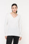 Blusa em Tricot Decote V - Bia