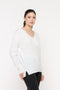 Blusa em Tricot Decote V - Bia