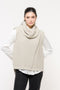 Colete em Tricot gola Boba - Paula
