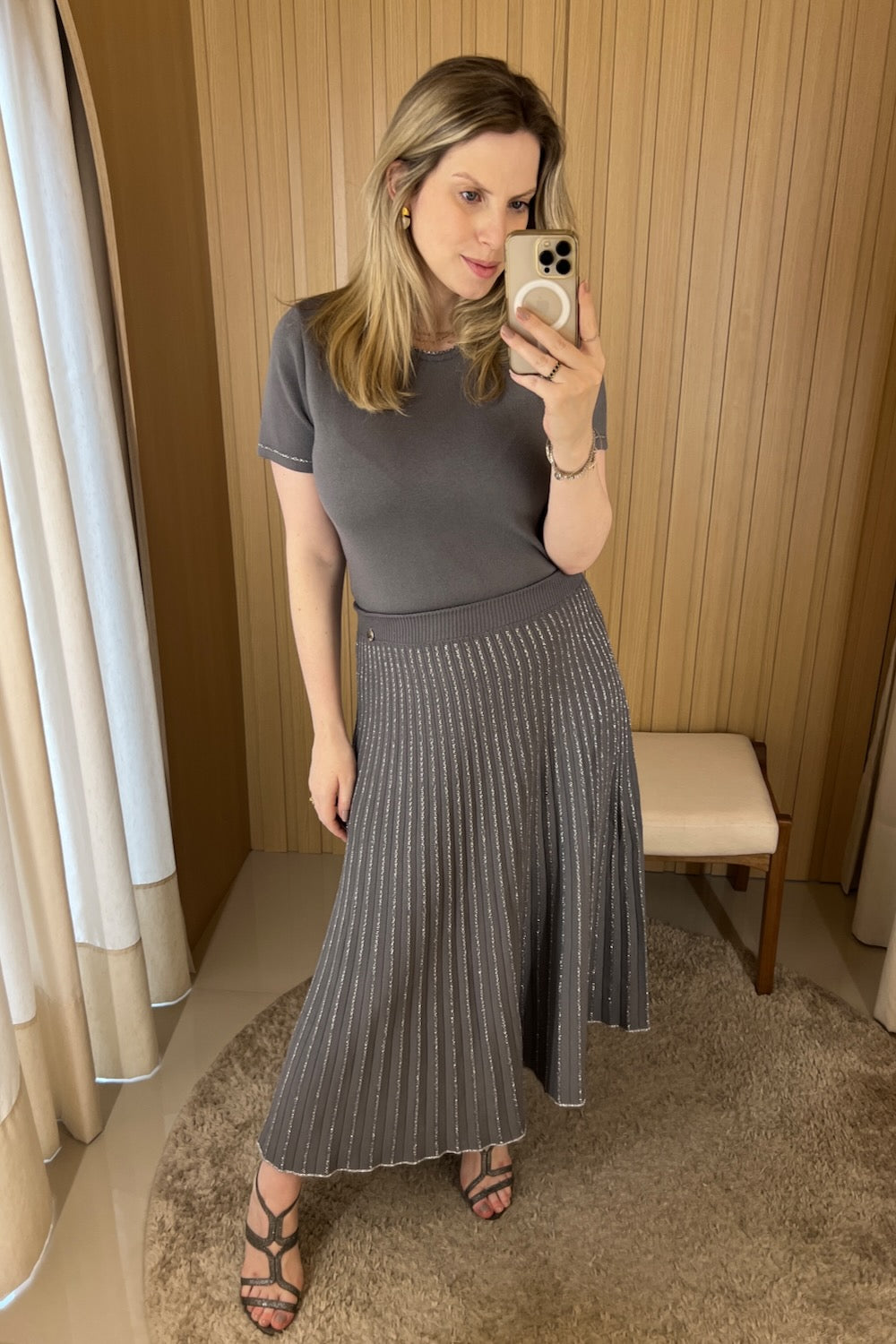 Blusa T-shirt Tricot - Camile