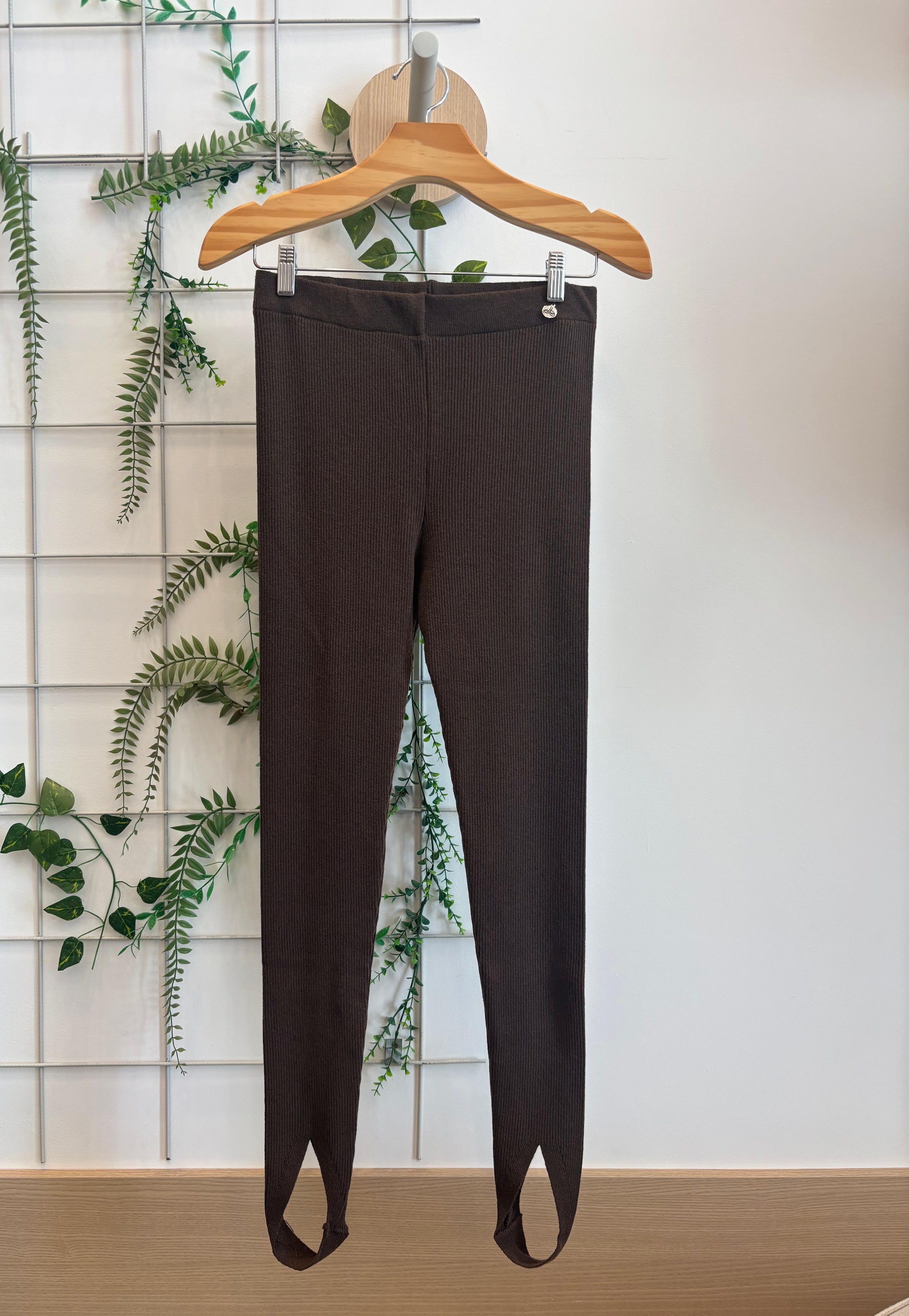 Calça em Tricot Fuseau Canelada - Julia