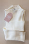 Blusa Básica Tricot Canelada Gola Chaminé com gola alta