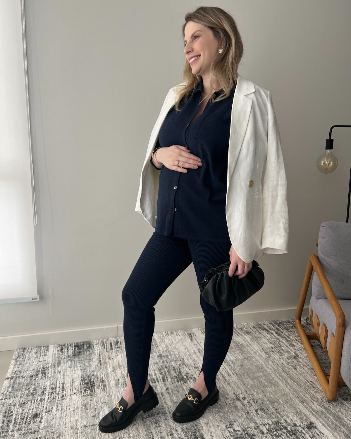 Calça em Tricot Fuseau Canelada - Julia