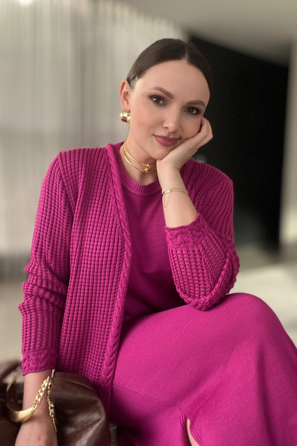 Casaco Amanda - Alongado e vazado