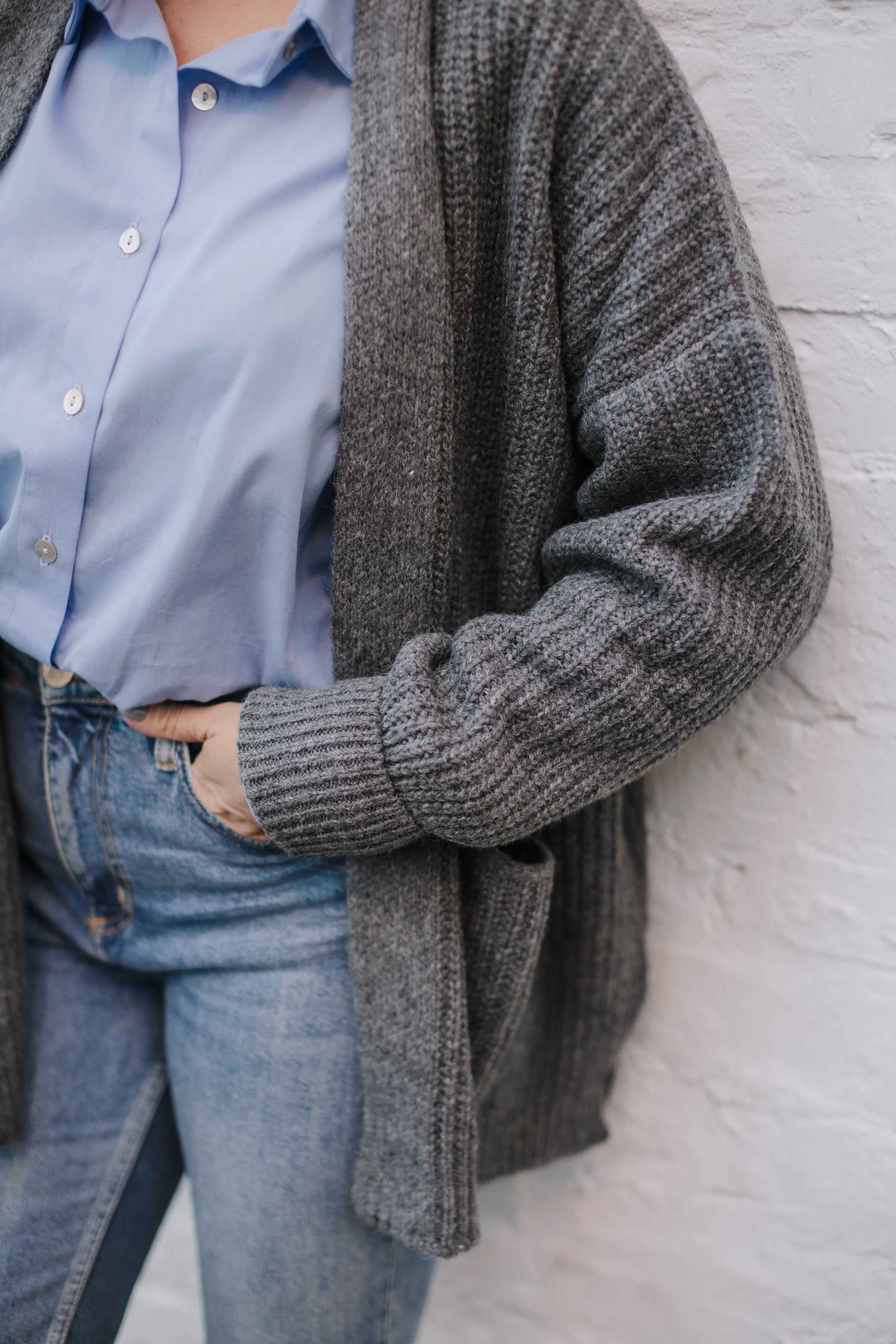 Casaco Tricot Amplo - Pati