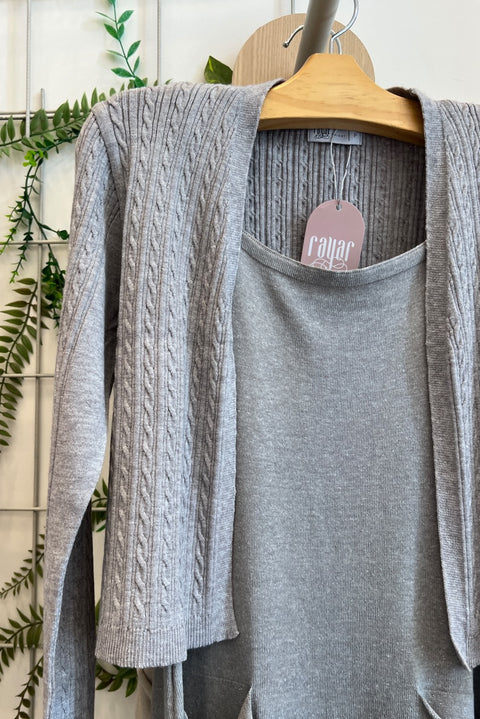 Casaco tranças tricot - Cancún