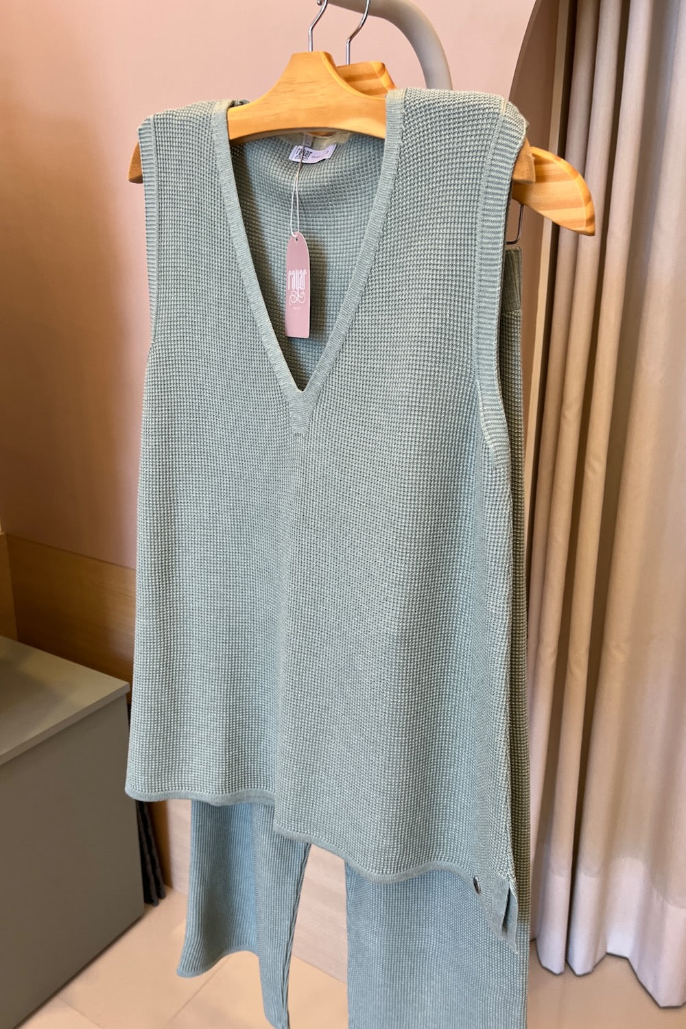 Conjunto em Tricot - Florença ( Regata + Calça )