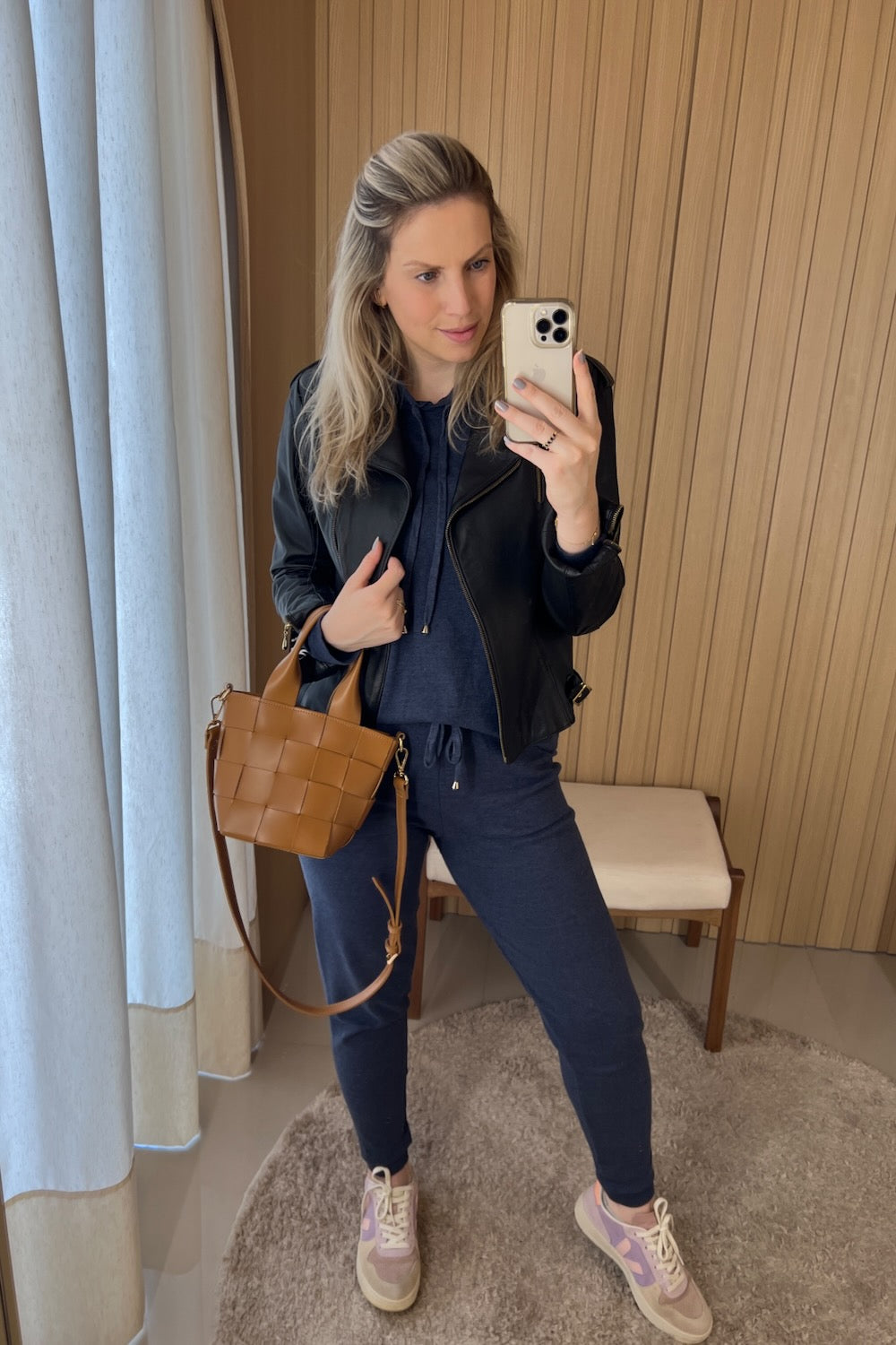 Conjunto em Tricot Catarina ( Blusa Capuz + Calça)