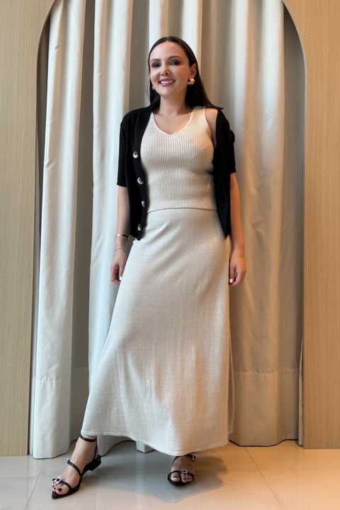 Regata em Tricot - Nicole com decote V