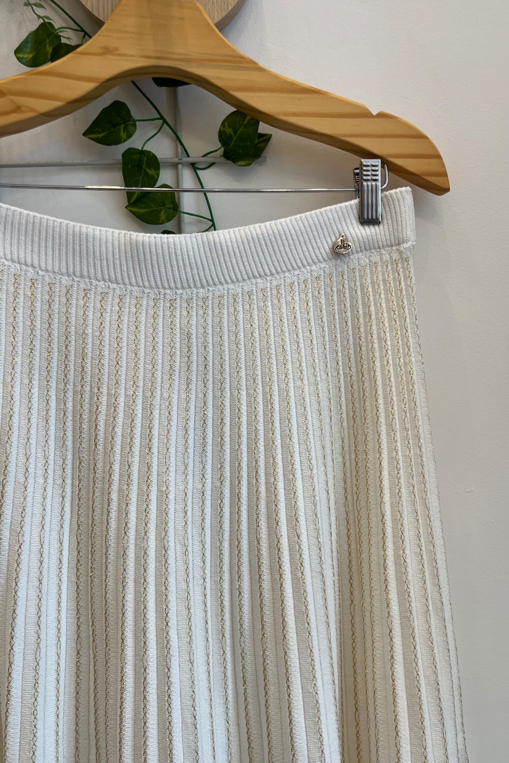 Saia Tricot Plissada - Camile