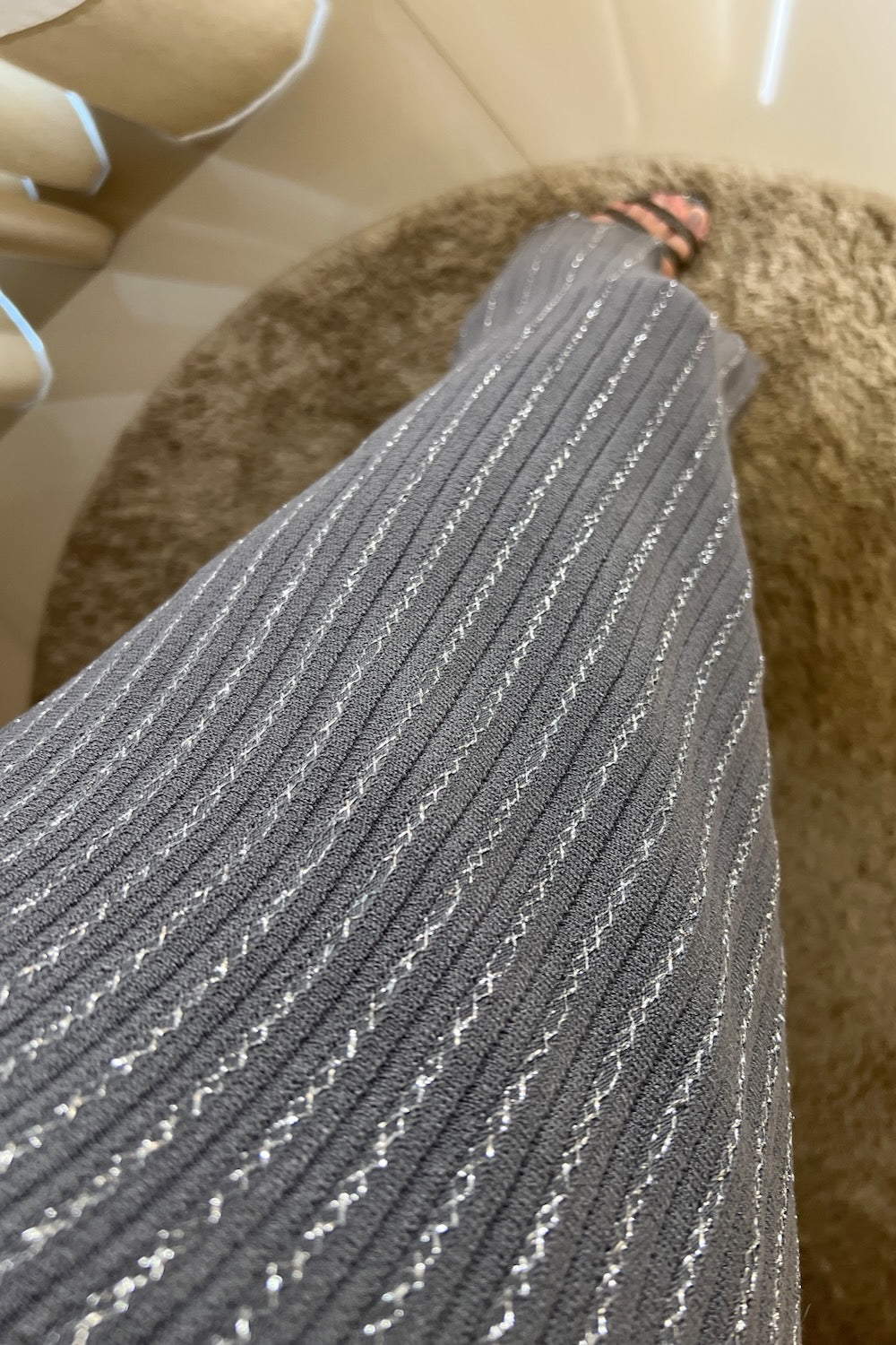 Saia Tricot Plissada - Camile