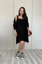 Vestido Amanda - Tubinho decote quadrado com alças largas