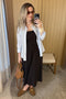 Vestido em Tricot - Jaque com modelagem ampla
