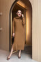 Vestido Tricot Minimalista - Ali com gola alta e modelagem reta
